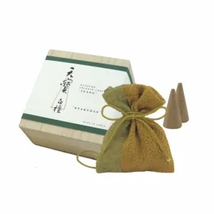 天寶 白檀 桐箱入 円錐形
