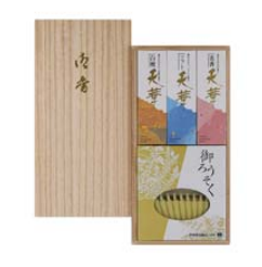 詰合天華　二種香（和ローソク）／桐箱