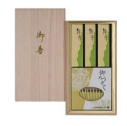 弥栄　二種香（和ローソク）／桐箱
