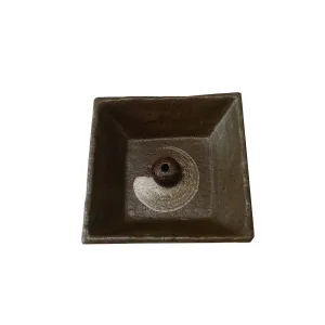 香立付香皿　月